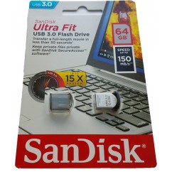 PEN DRIVE ULTRA FIT SANDISK 3.0 64GB SDCZ43-064G-GAM46