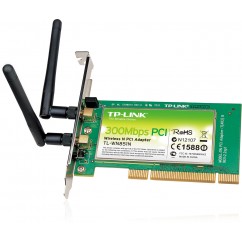 ADAPTADOR TP-LINK WIRELESS 300MB PCI TL-WN851ND 2 ANTENAS